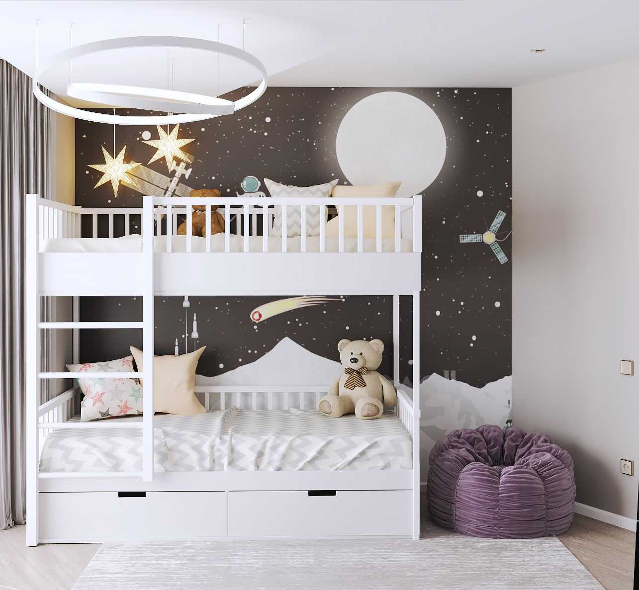 Дизайн интерьера и ремонт для молодой семьи.